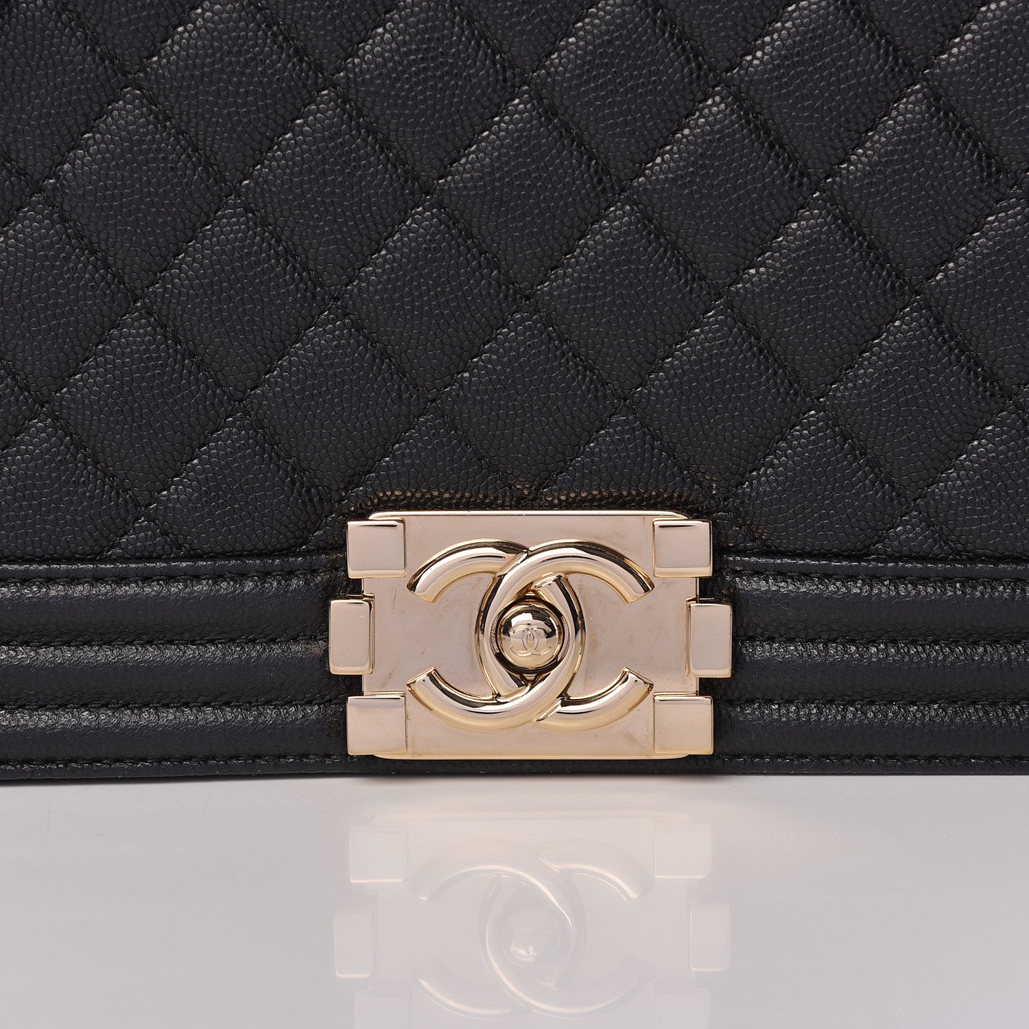 Chanel Caviar Quilted New Medium Boy Flap Black 8 of 11