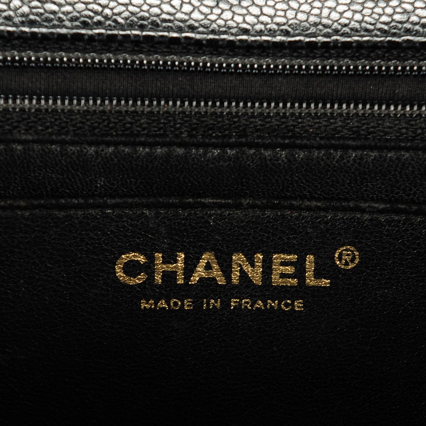 Caviar Quilted Jumbo Single Flap Black