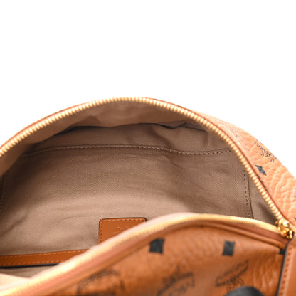 MCM Visetos Medium Fusten Belt Bag Cognac 6 of 10