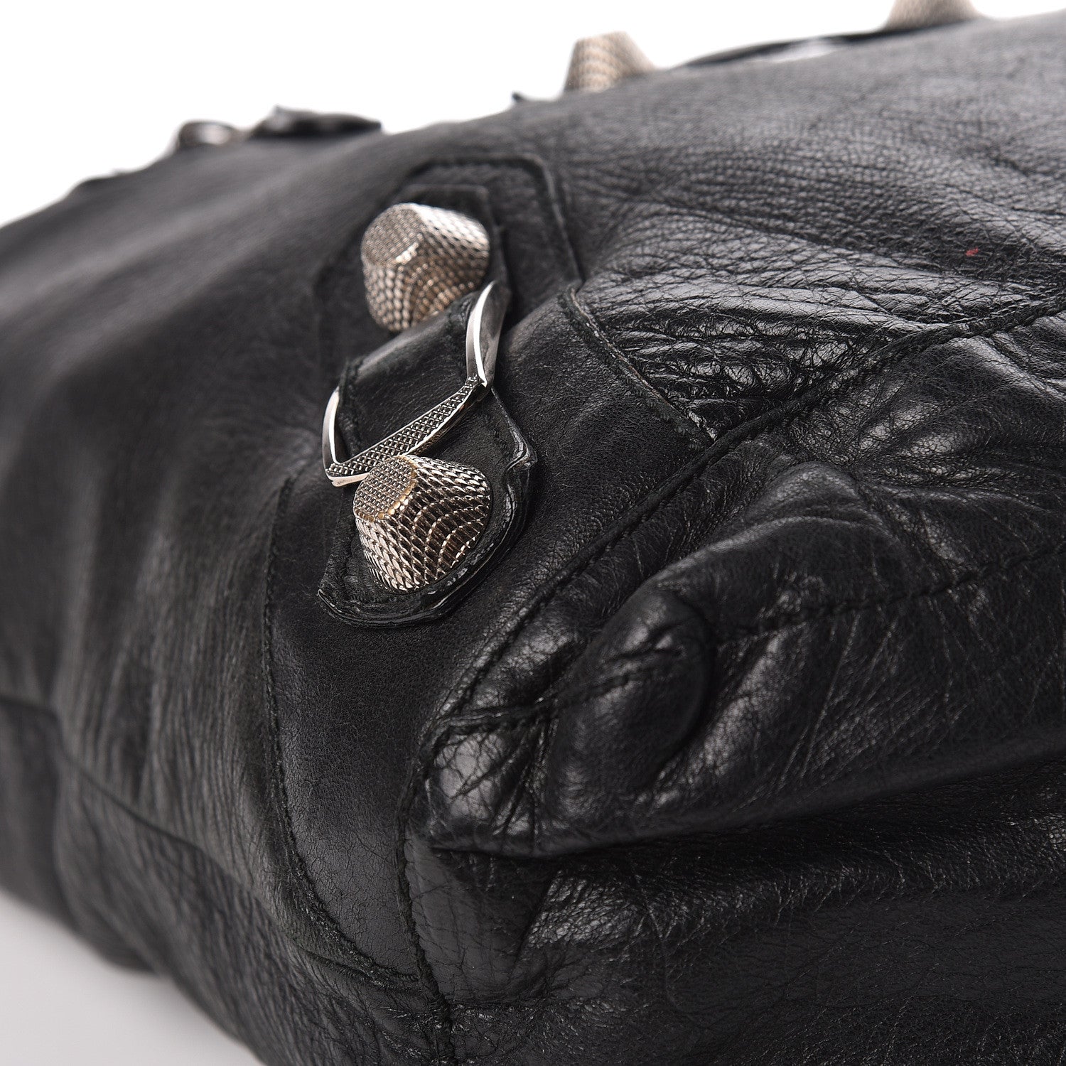 Balenciaga Agneau Giant 21 Silver Hardware Day Hobo Black 9 of 20