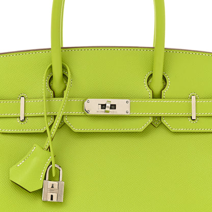 Hermes Epsom Candy Birkin 30 Kiwi Lichen 8 of 13