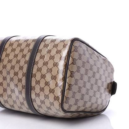 Gucci Crystal Monogram Medium Joy Boston Dark Brown 9 of 12