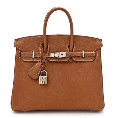 Hermes Togo Birkin 25 Gold 1 of 14