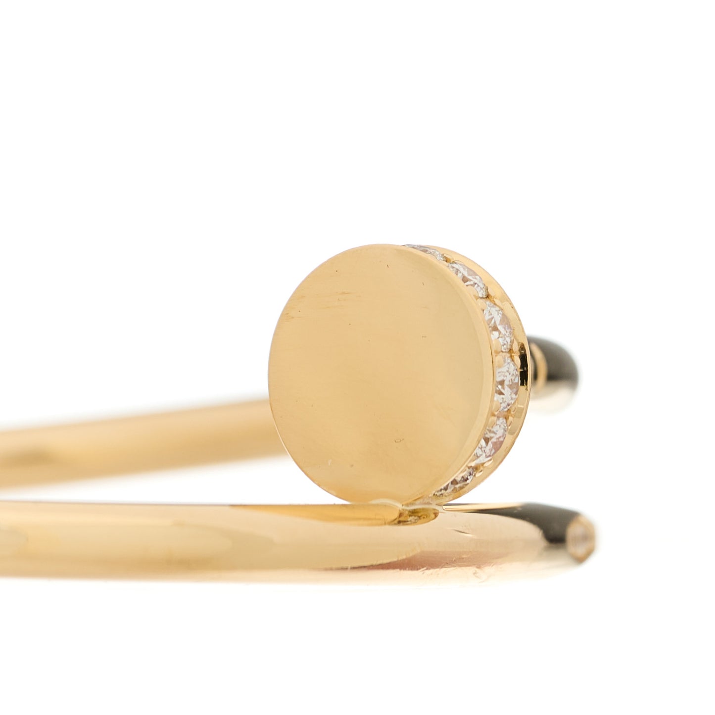 18K Yellow Gold Diamond Juste Un Clou Bracelet 16