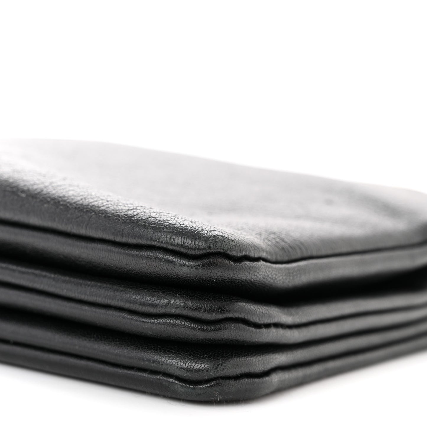 Lambskin Small Trio Crossbody Bag Black