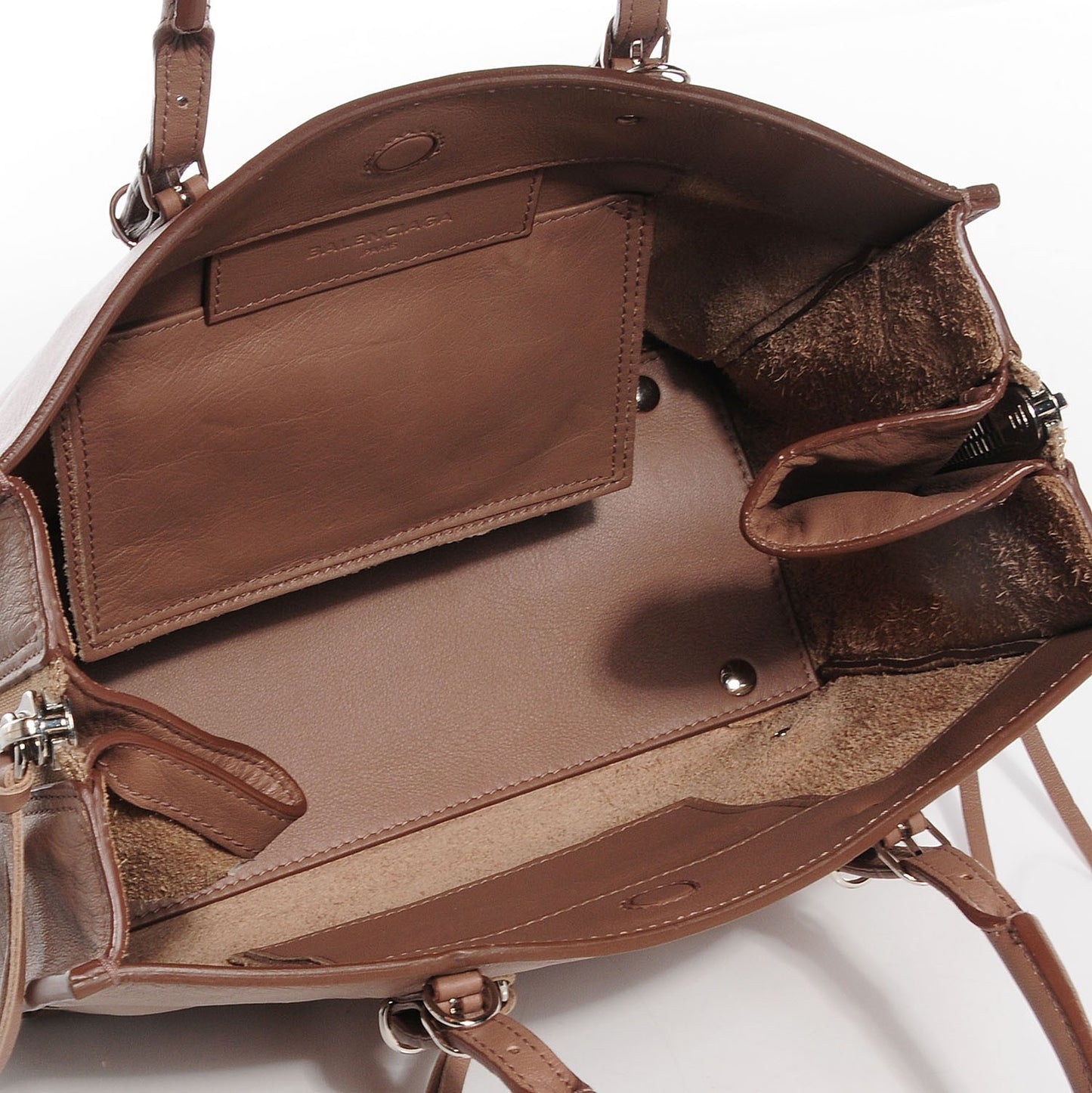 Veau Papier A6 Zip Around Tote Sable