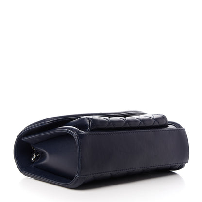 Chanel Lambskin Quilted Small Geometric Flap Navy 4 of 9