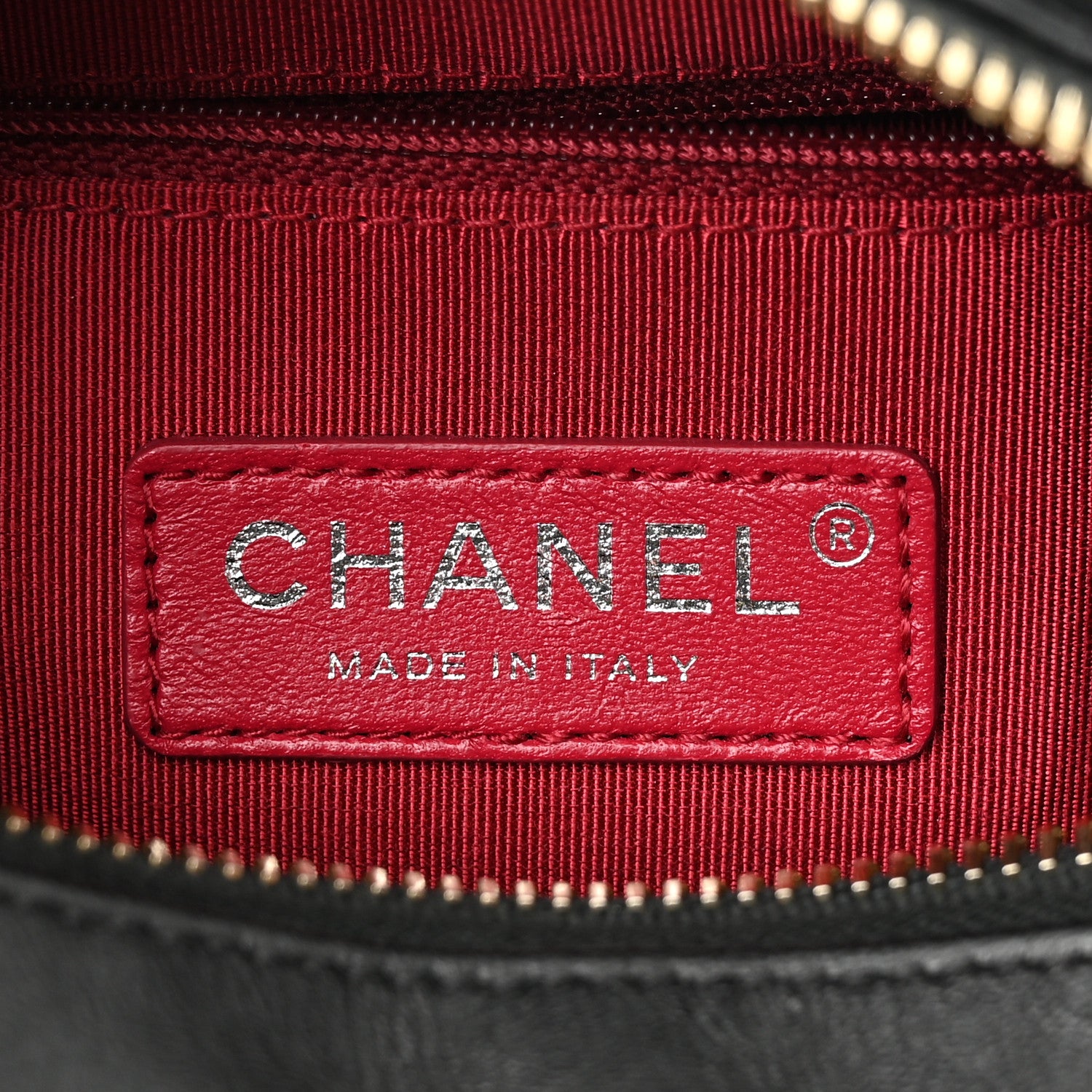 Chanel Aged Calfskin Quilted Small Gabrielle Logo Hobo Black 6 of 10
