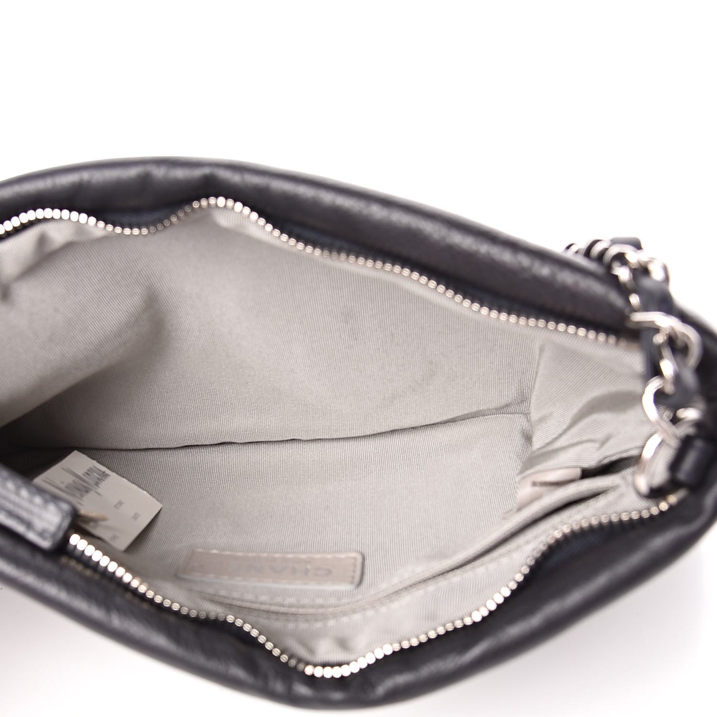 Calfskin On the Bund Pochette Dark Navy Blue