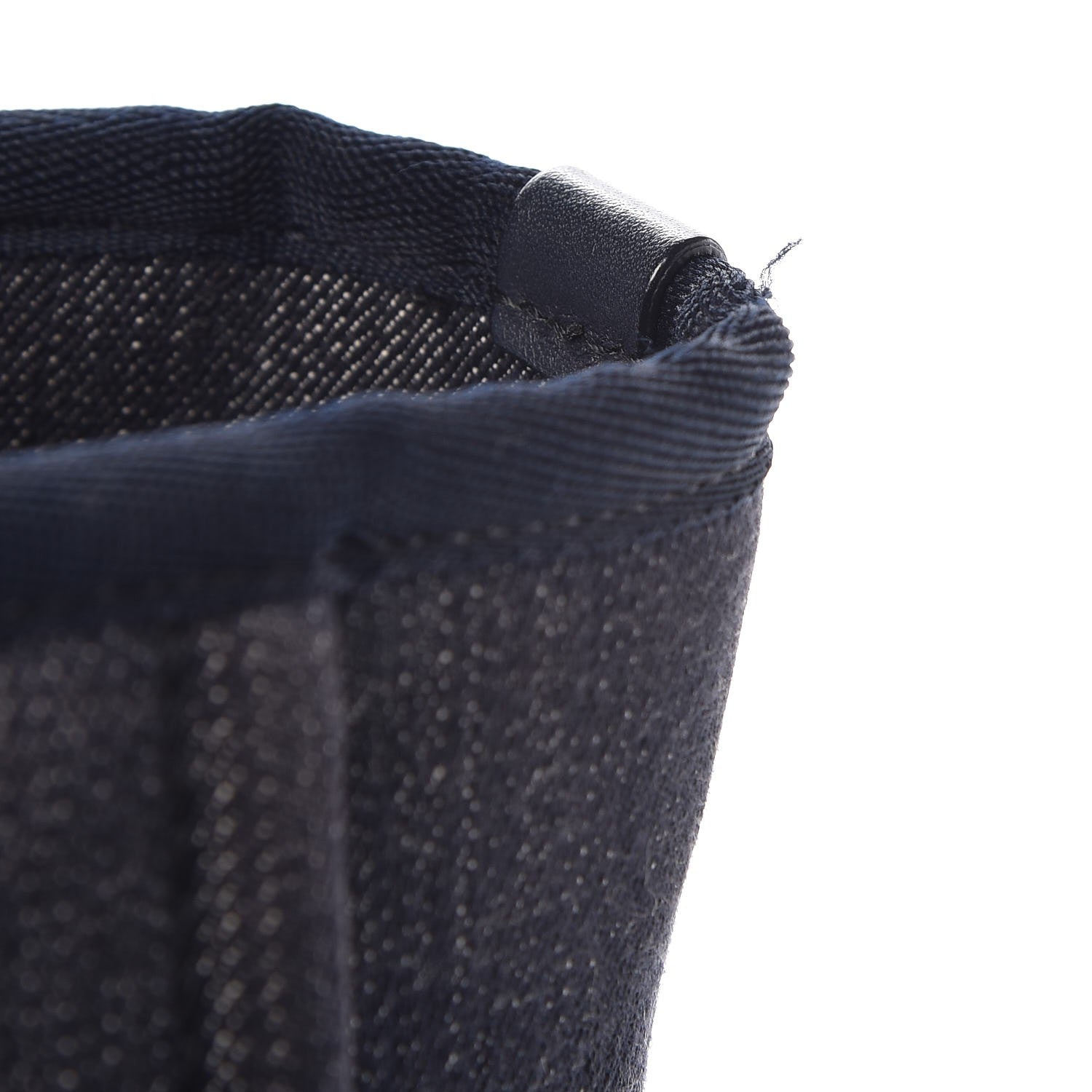 Chanel Canvas Small Deauville Tote Dark Blue 11 of 11