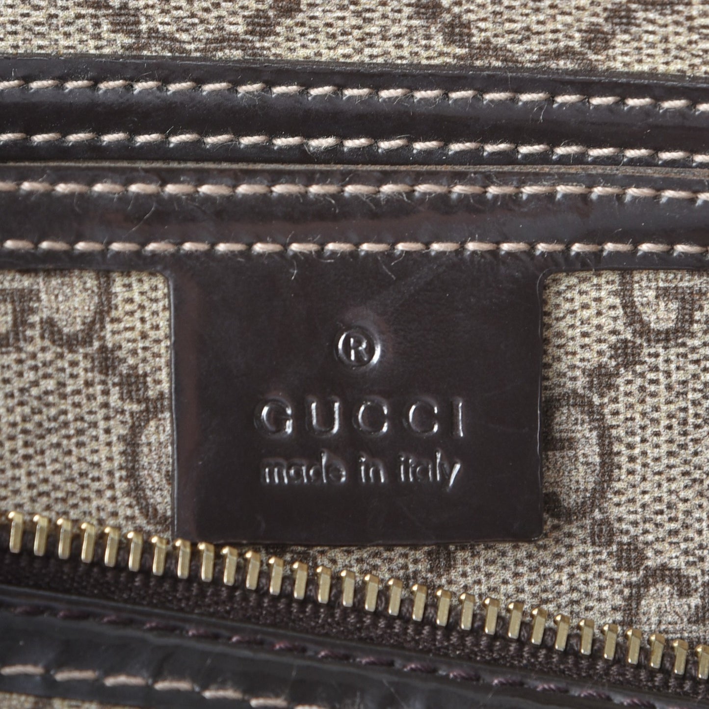 GG Plus Monogram Tattoo Heart Medium Joy Boston Dark Brown