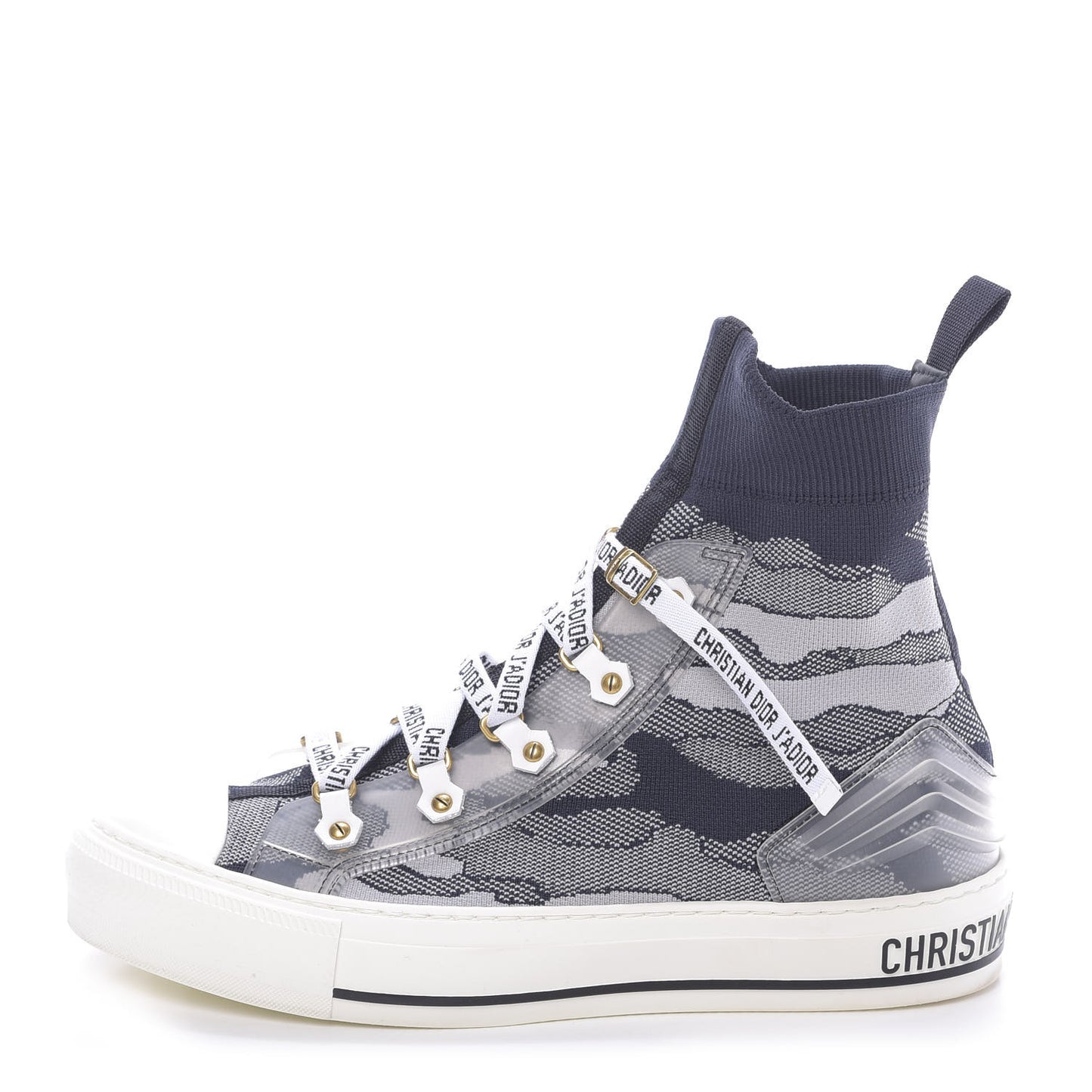 Technical Knit High Top Sneakers 38.5