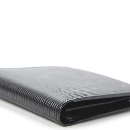 Louis Vuitton Epi Porte-Billets Cartes Credit Monnaie Wallet Black 5 of 9