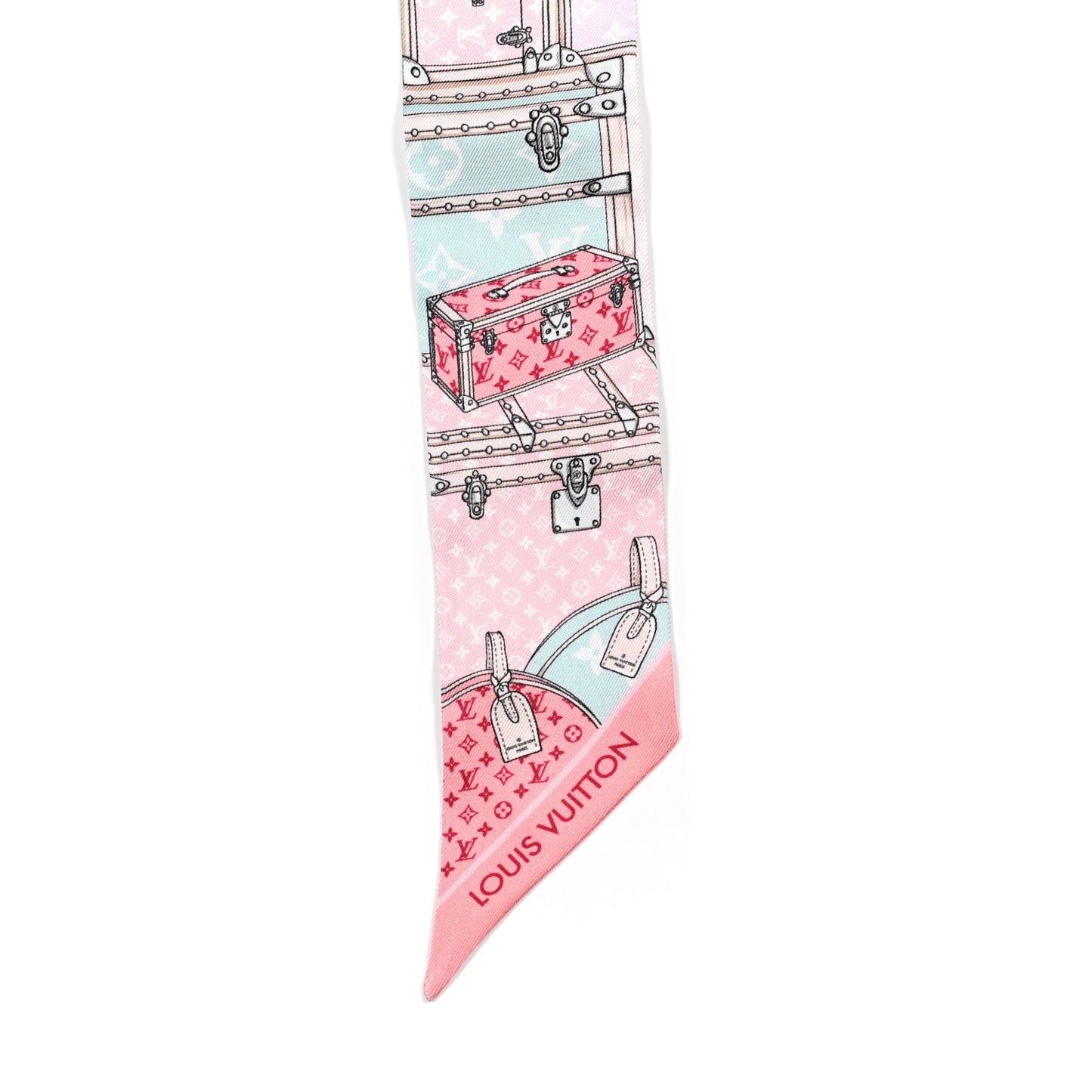Silk Monogram Let's Go BB Bandeau Pink