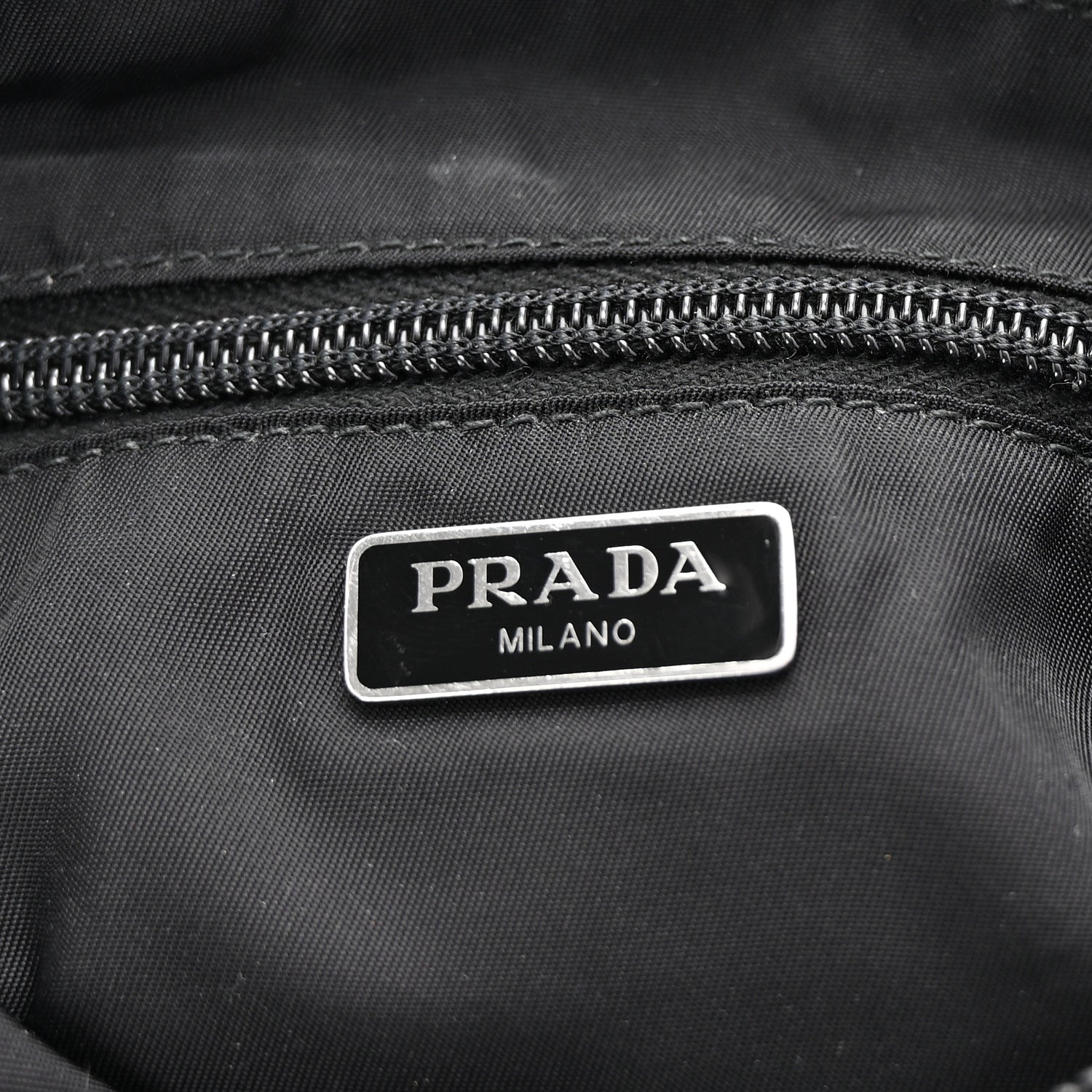 Prada Nylon Tessuto Cosmetic Pouch Black 6 of 7