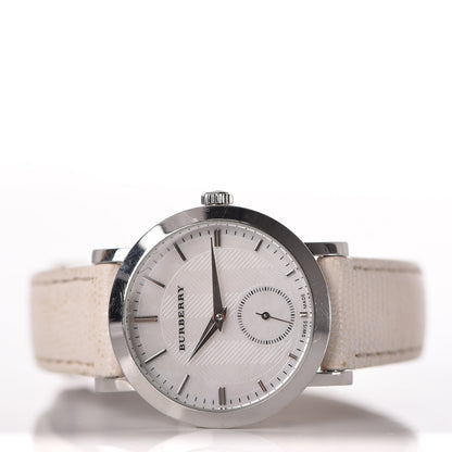 Burberry Stainless Steel Calfskin Mother of Pearl 31mm Quartz Watch BU1733 3 of 8