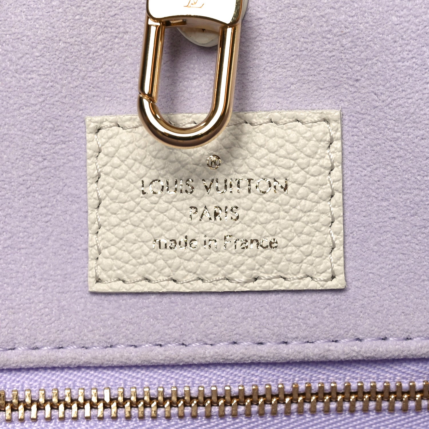 Louis Vuitton Empreinte Monogram Giant Onthego MM Latte Bubble Tea 6 of 9