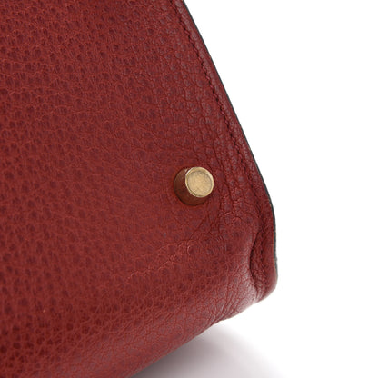 Hermes Taurillon Clemence Muso Rouge H 15 of 17