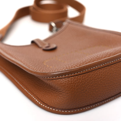 Hermes Taurillon Clemence Evelyne TPM Gold 9 of 10