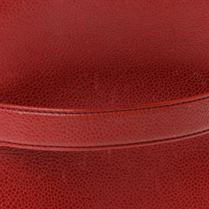 Chanel Caviar Vanity Cosmetic Case Red 10 of 12
