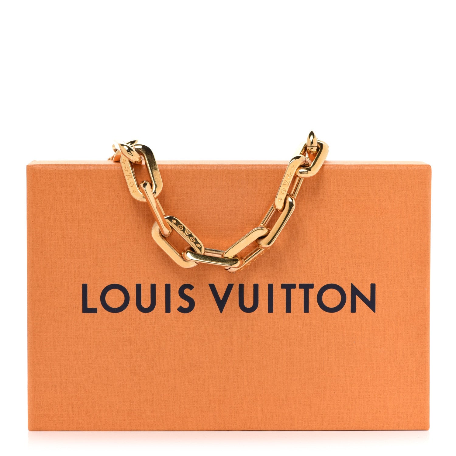Louis Vuitton Metal LV Edge Chain Bag Charm Silver Gold 5 of 5