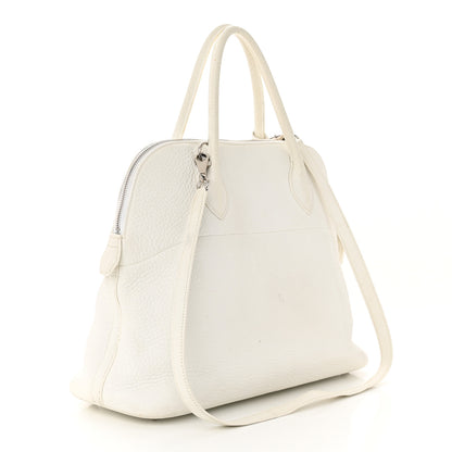 Hermes Taurillon Clemence Bolide 35 White 3 of 16