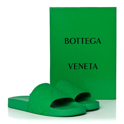 Bottega Veneta Rubber The Slider Sandals 40 Grass 8 of 8