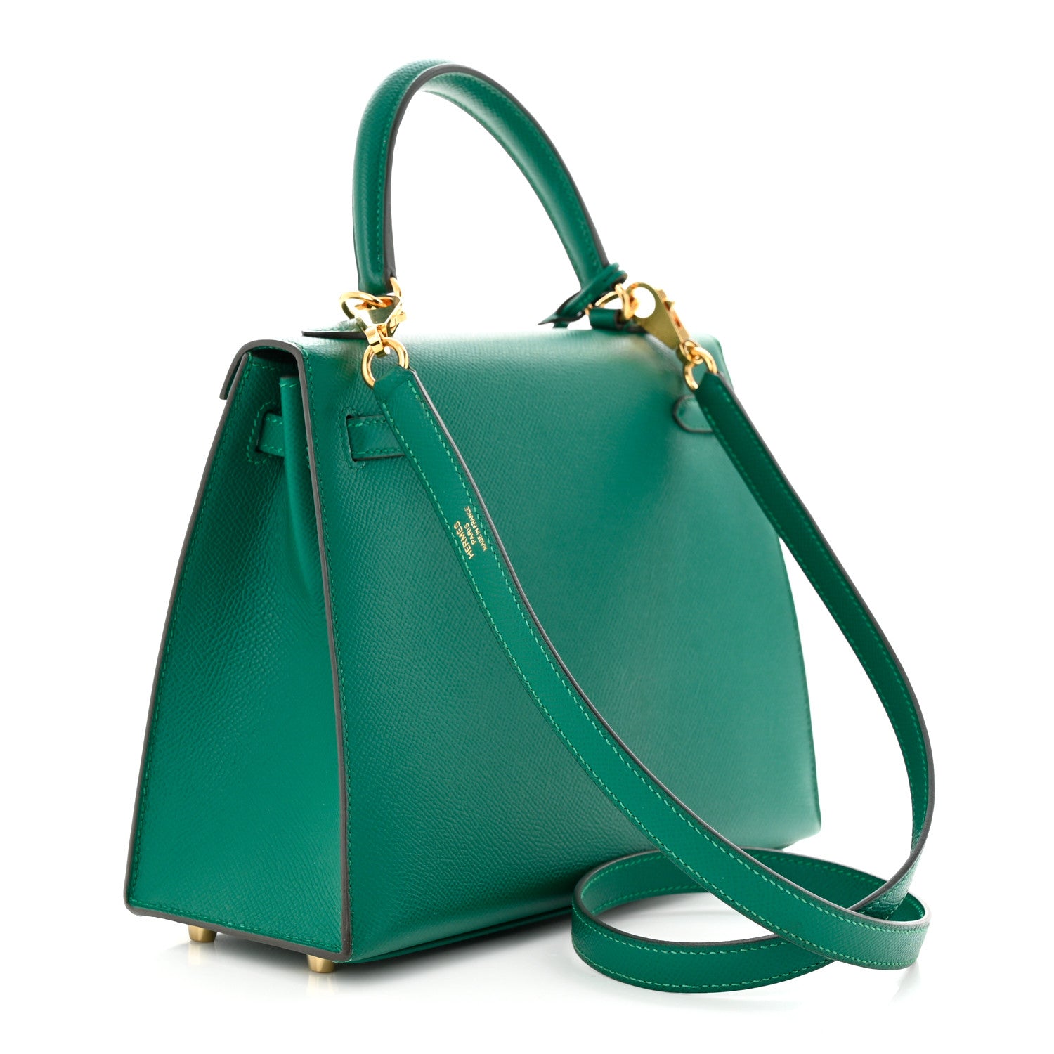 Hermes Epsom Kelly Sellier 25 Malachite 3 of 10