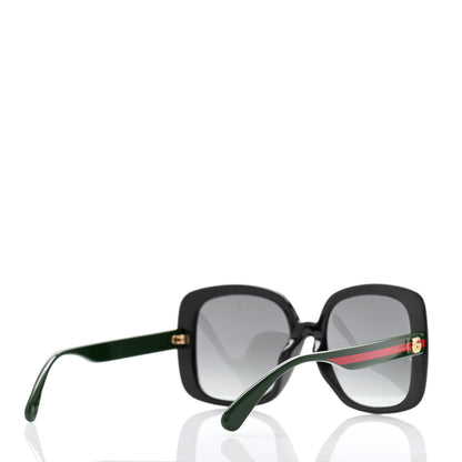 Gucci Acetate Oversized Square GG Web Sunglasses GG0714SA Black 4 of 7
