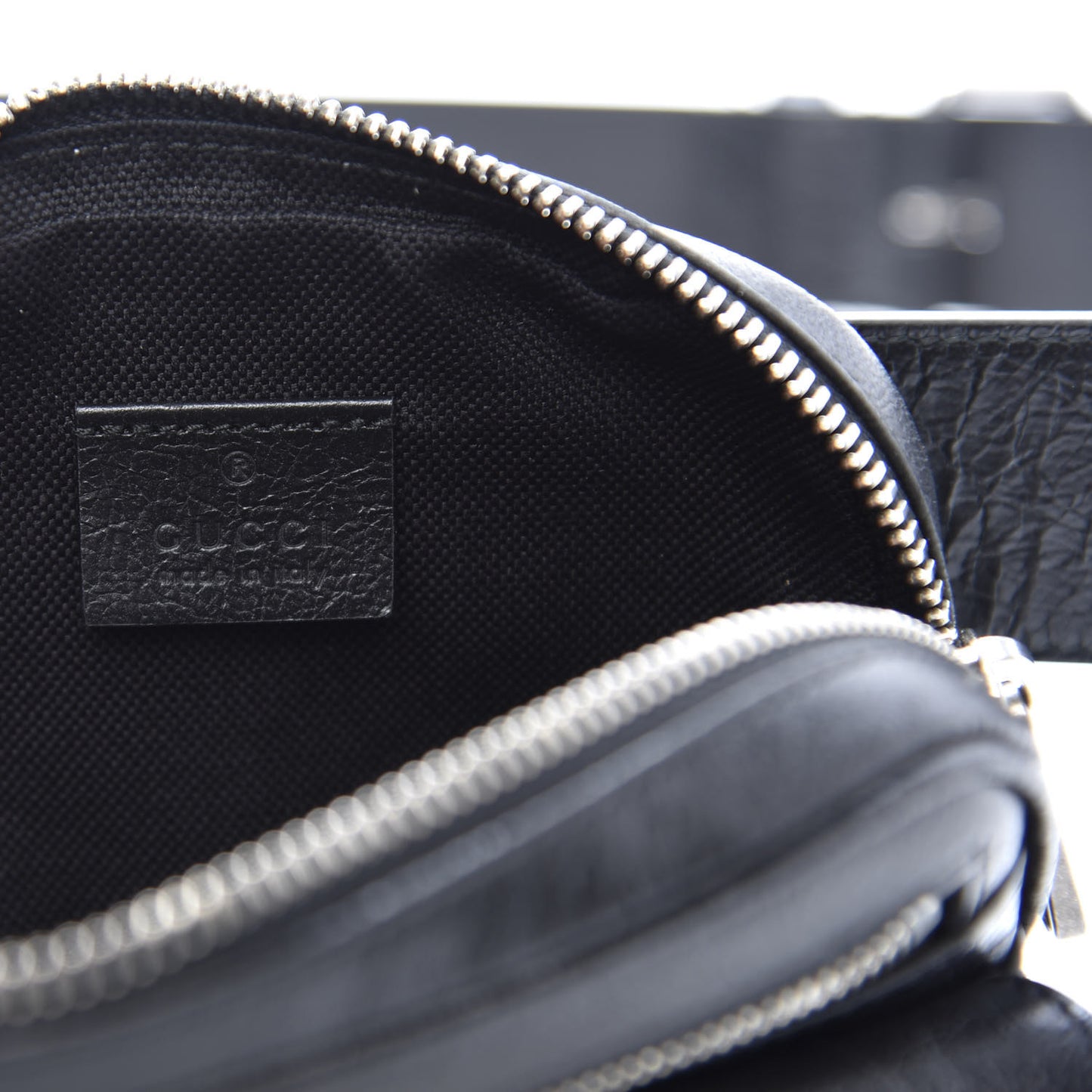 Fluffy Calfskin Mini Morpheus Belt Bag 70 28 Black