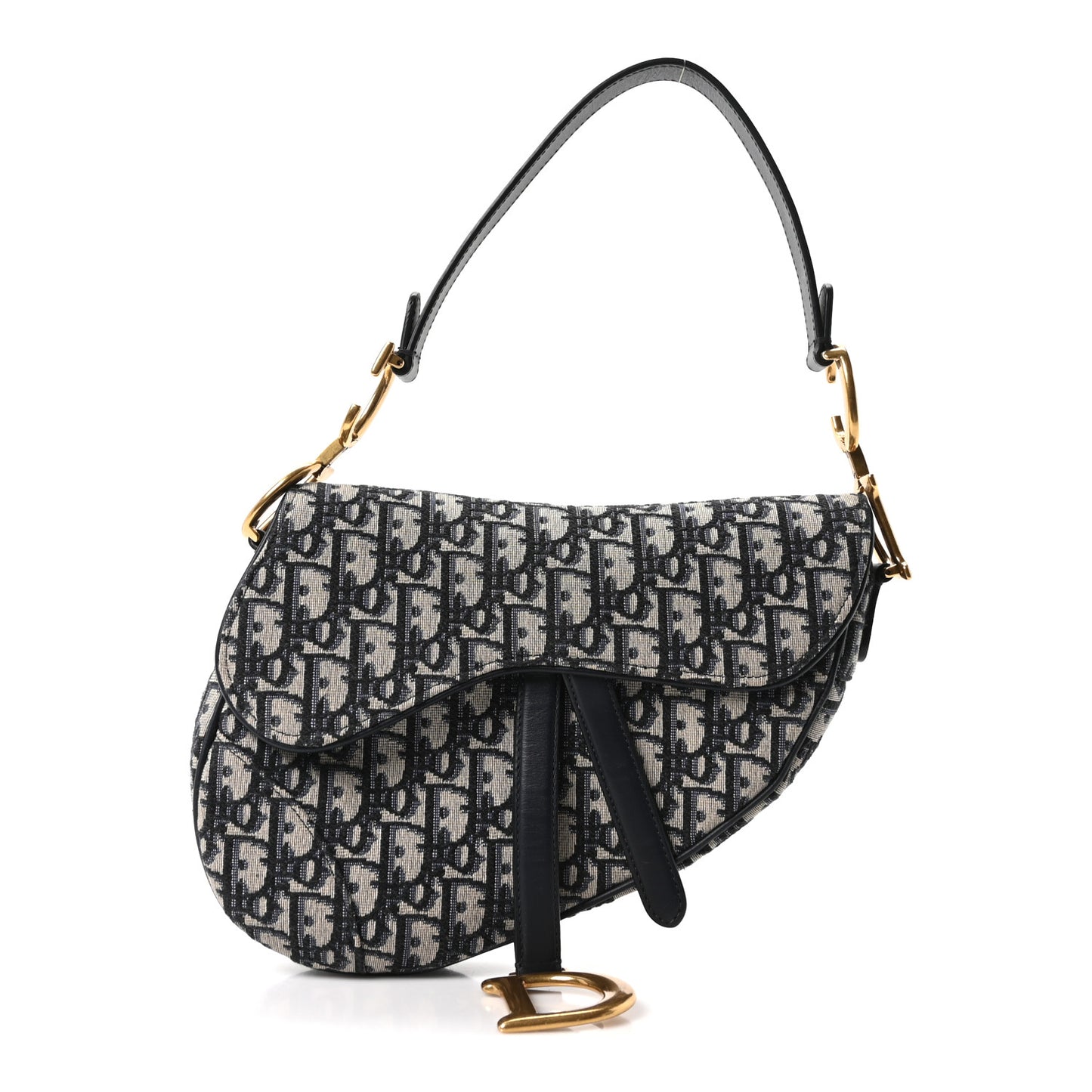 Oblique Saddle Bag Blue