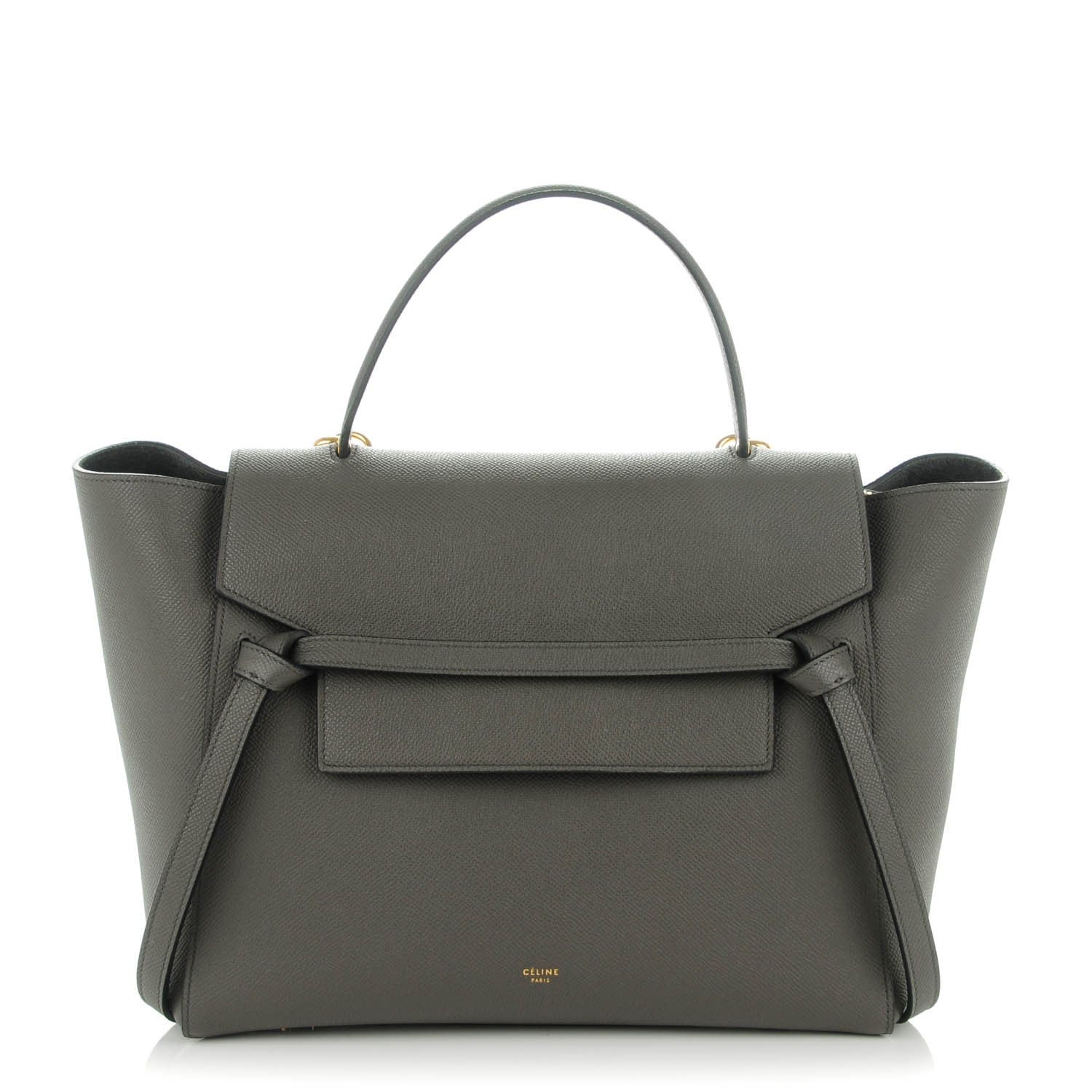 Celine Grained Calfskin Mini Belt Bag Grey 1 of 7