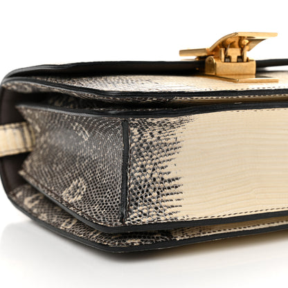Celine Lizard Small Classic Box Flap Bag Natural 8 of 11