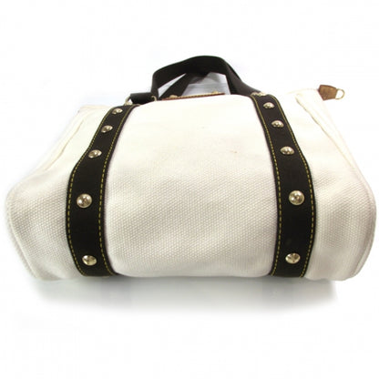 Louis Vuitton Toile Antigua Cabas MM White 4 of 9