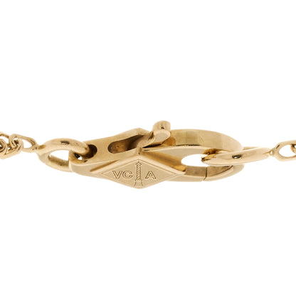 Van Cleef & Arpels 18K Yellow Gold Mother of Pearl Sweet Alhambra Bracelet 4 of 7