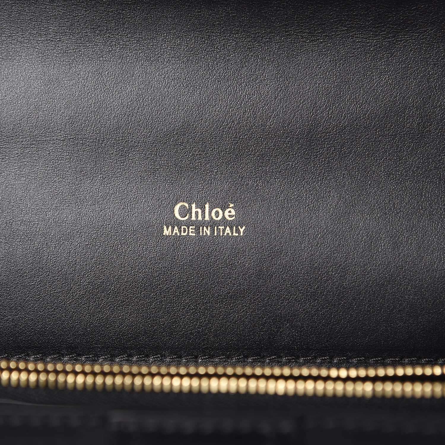 Chloe Shiny Goatskin Calfskin Aby Chain Shoulder Bag Black 6 of 9