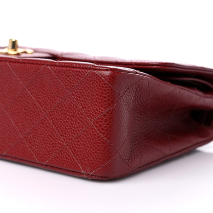 Chanel Caviar Quilted Medium Double Flap Bordeaux 8 of 10