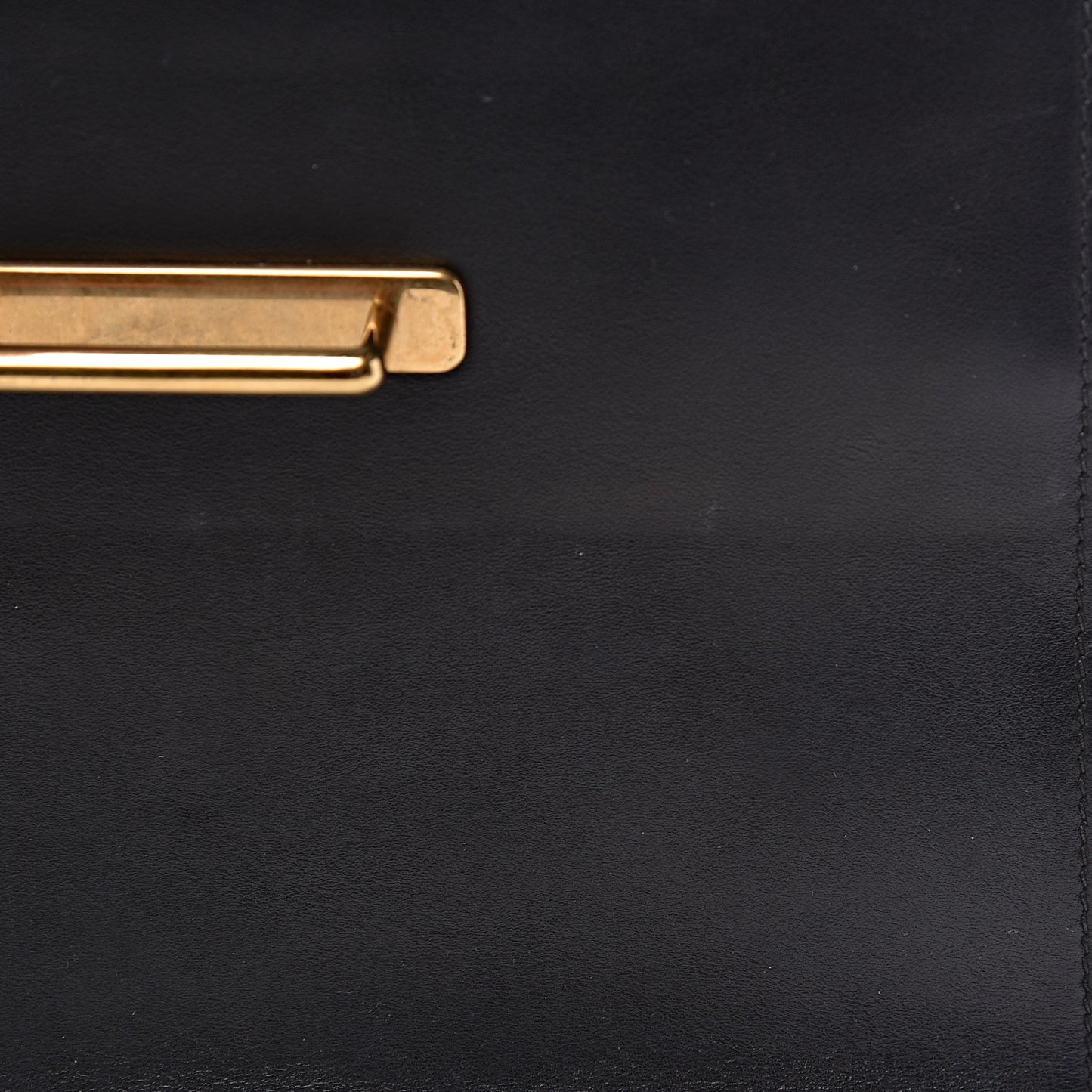 City Calfskin Saffiano Cahier Top Handle Bag Black