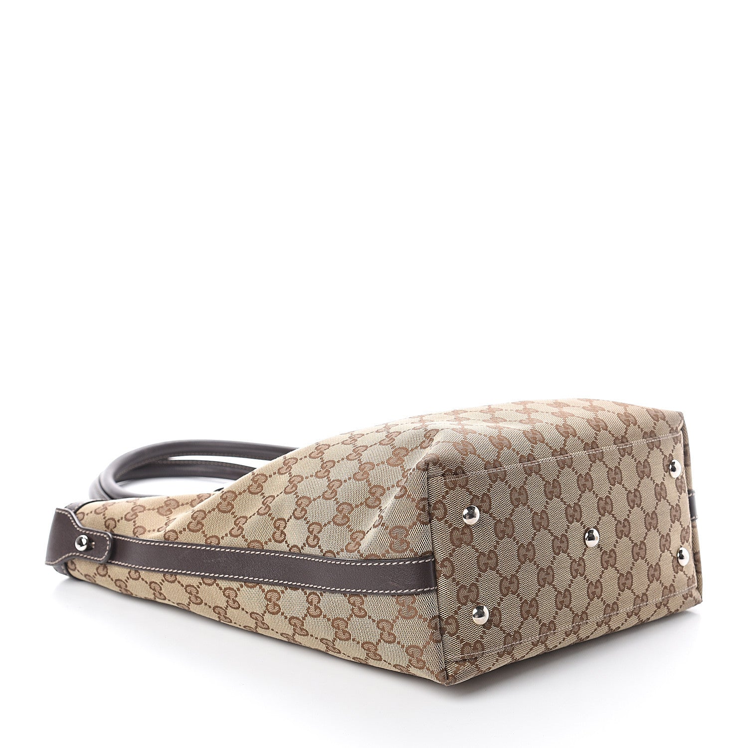 Gucci GG Monogram Medium Match Ball Tote Dark Brown 3 of 8