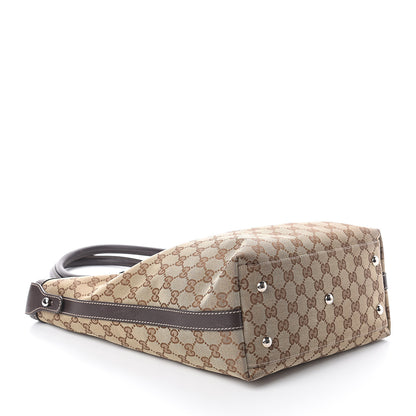 Gucci GG Monogram Medium Match Ball Tote Dark Brown 3 of 8