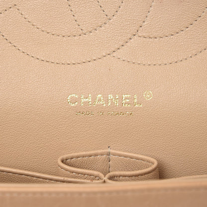 Chanel Lambskin Quilted Jumbo Double Flap Bag Beige 6 of 10