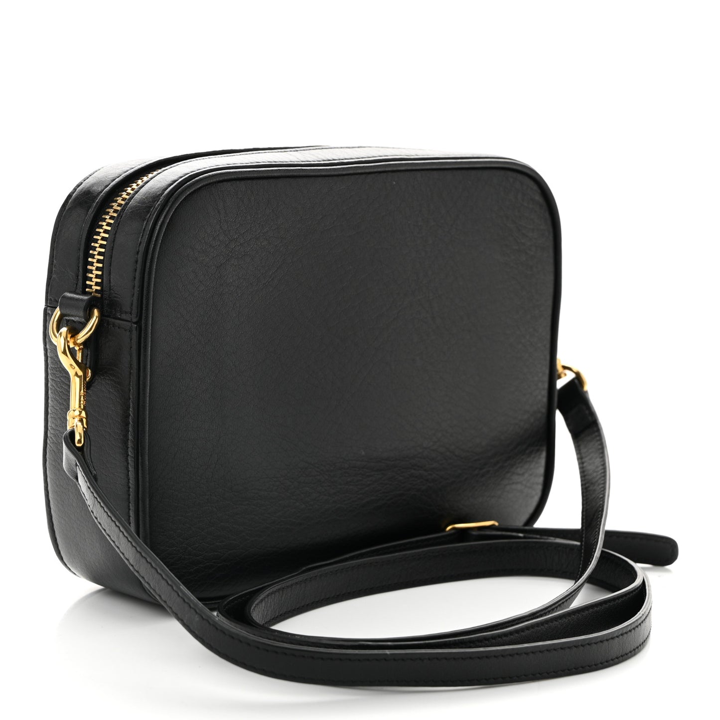 Snakeskin Calfskin Camera Bag Green Black