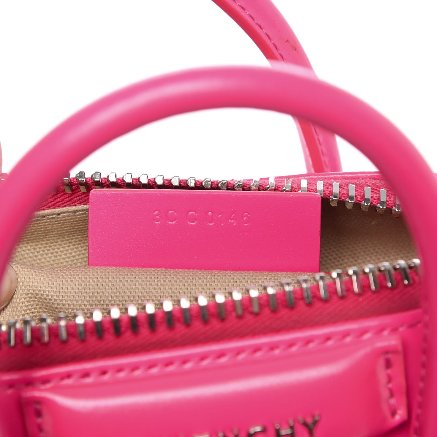 Givenchy Shiny Lord Calfskin Mini Antigona Shocking Pink 8 of 13