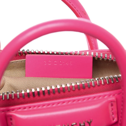 Givenchy Shiny Lord Calfskin Mini Antigona Shocking Pink 8 of 13