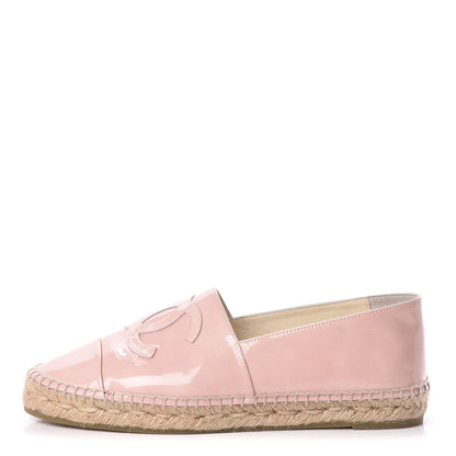 Chanel Patent CC Espadrilles 39 Pink 1 of 13