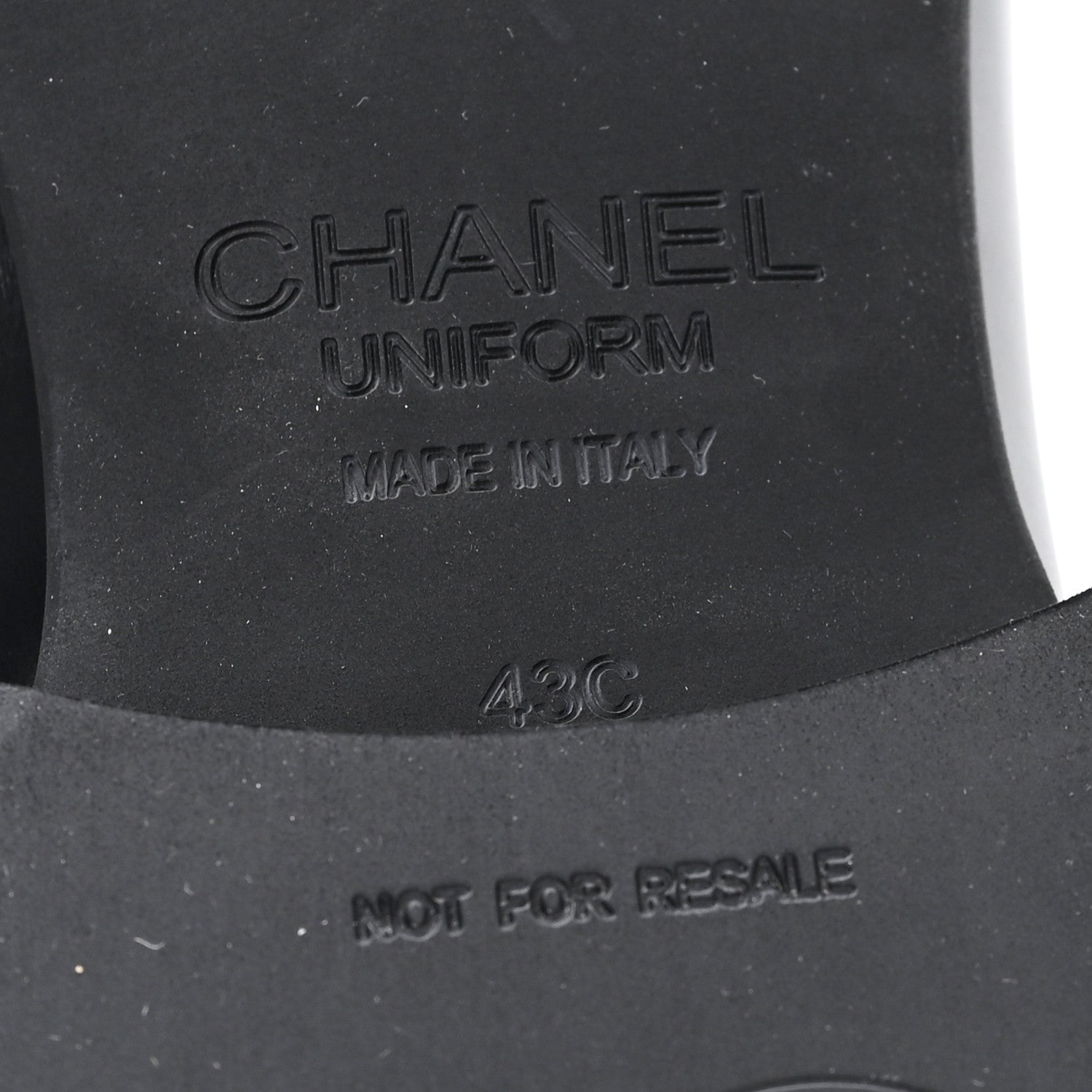 Chanel Smooth Calfskin Mens Loafers 43 Black 7 of 9