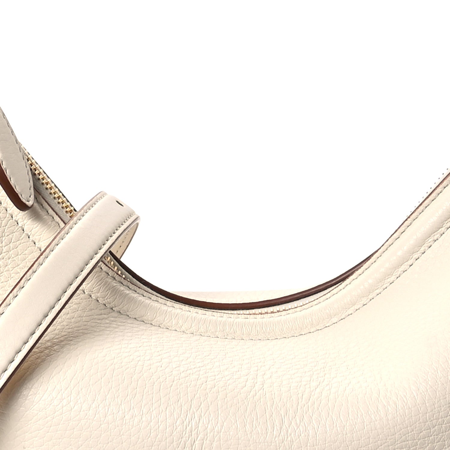 Valentino Garavani Grainy Calfskin Small Vlogo Moon Hobo Bag Ivory 7 of 9