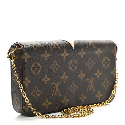 Louis Vuitton Monogram Lovely Birds Pochette Felicie Chain Wallet 4 of 12