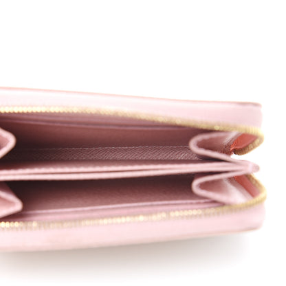 Louis Vuitton Damier Azur Zippy Coin Purse Rose Ballerine 5 of 9