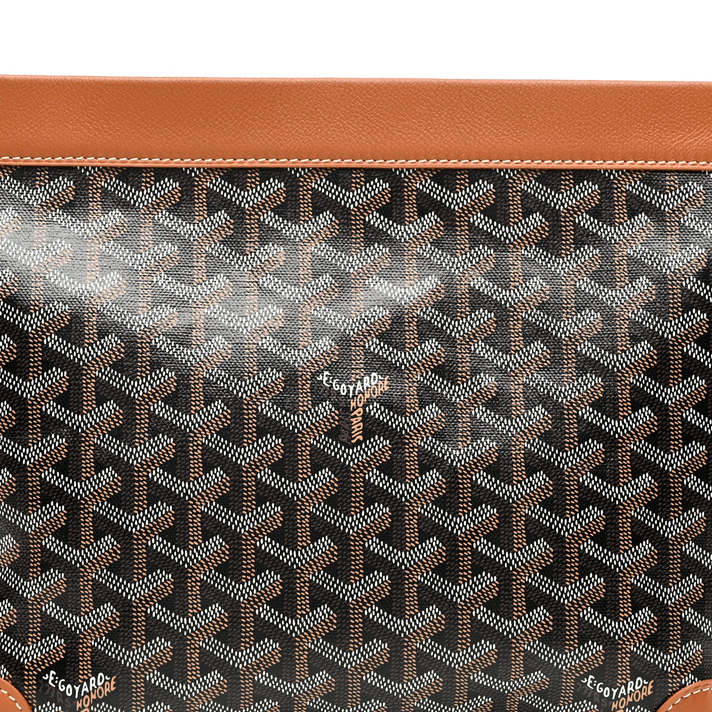 Goyardine Conti Pouch Black Gold